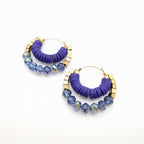 Crescent Hoops - Royal Blue