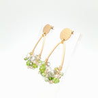 Bon Bon Teardrop Earrings - Olive