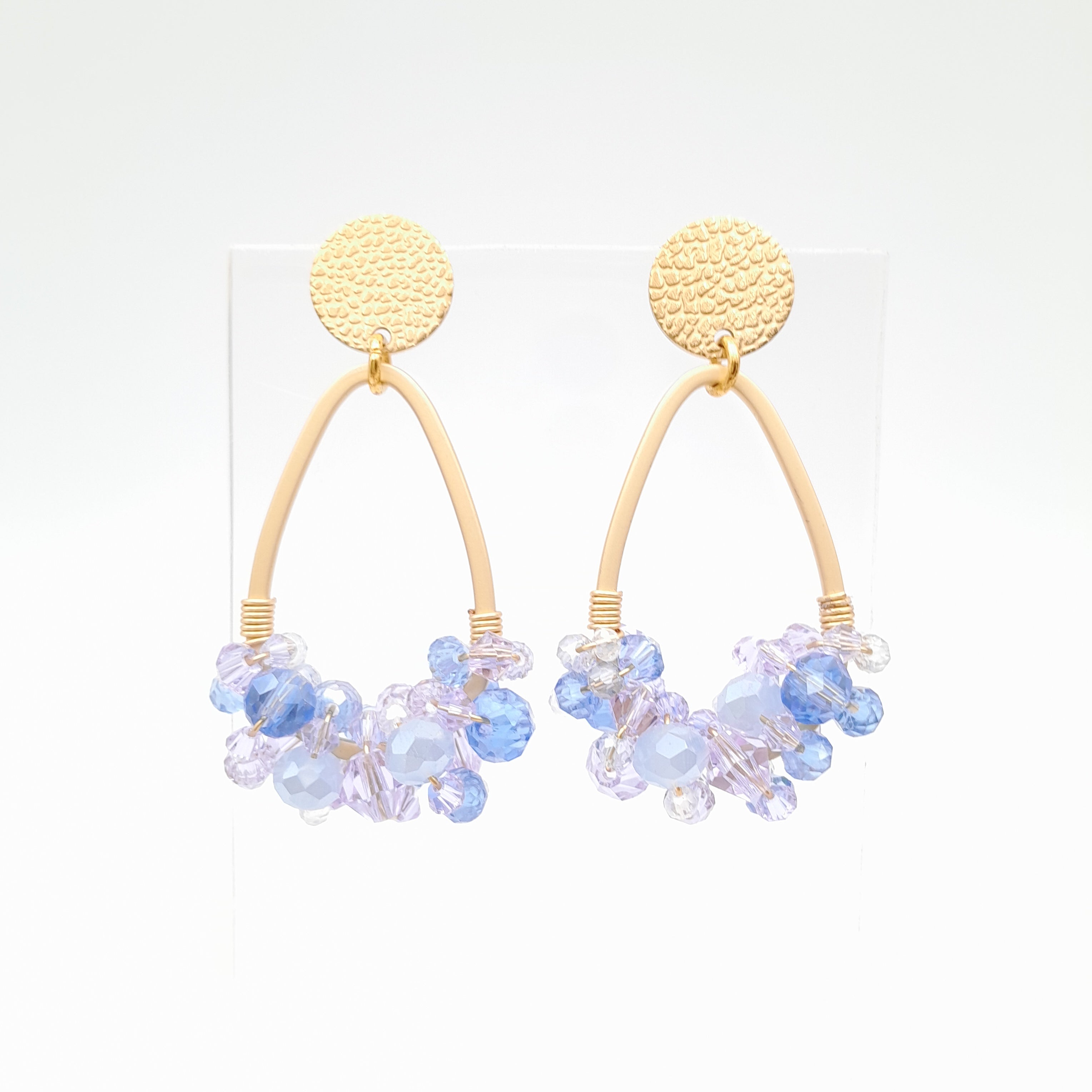 Bon Bon Teardrop Earrings - Lavender