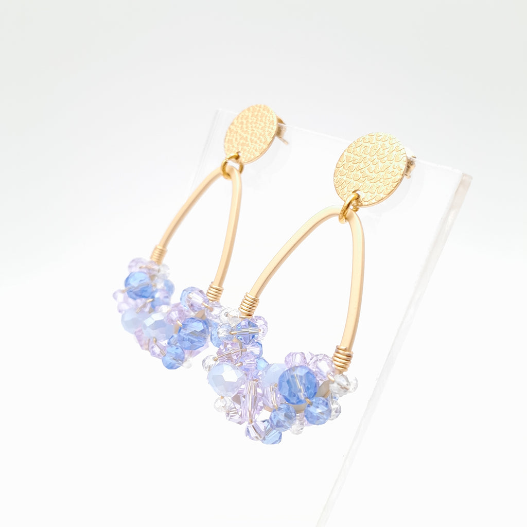 Bon Bon Teardrop Earrings - Lavender