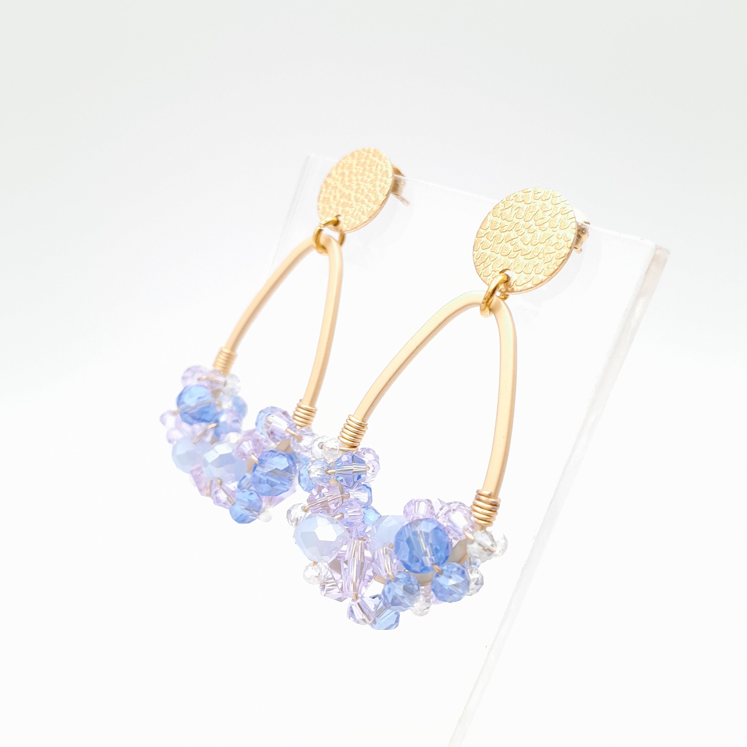 Bon Bon Teardrop Earrings - Lavender