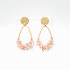 Bon Bon Teardrop Earrings - Salmon
