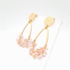 Bon Bon Teardrop Earrings - Salmon