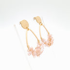 Bon Bon Teardrop Earrings - Salmon