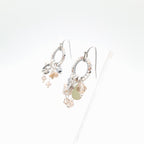 Mini Miyuki Charm Earrings - Stone