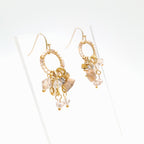 Mini Miyuki Charm Earrings - Stone