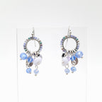 Mini Miyuki Charm Earrings - Lavender
