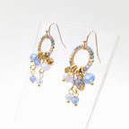 Mini Miyuki Charm Earrings - Lavender
