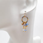 Mini Miyuki Charm Earrings - Lavender