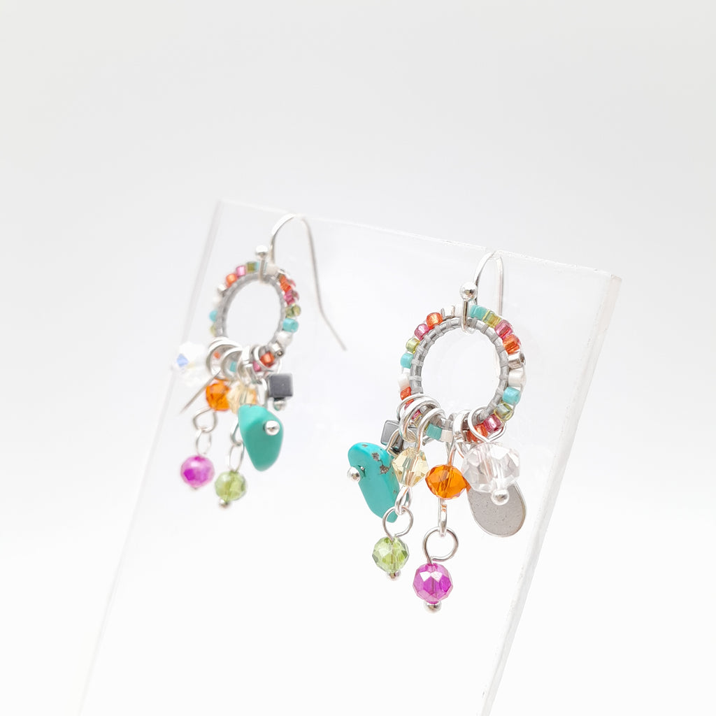 Mini Miyuki Charm Earrings - Viva La Marzipan