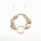 Pebble Sliding Bracelet - Picture Jasper