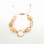 Pebble Sliding Bracelet - Citrine