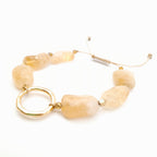 Pebble Sliding Bracelet - Citrine