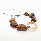Pebble Sliding Bracelet - Tiger's Eye