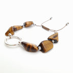 Pebble Sliding Bracelet - Tiger's Eye