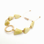 Pebble Sliding Bracelet - Serpentine