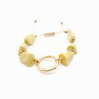 Pebble Sliding Bracelet - Serpentine