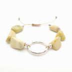 Pebble Sliding Bracelet - Serpentine