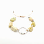 Pebble Sliding Bracelet - Serpentine