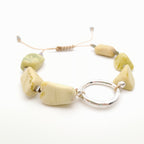 Pebble Sliding Bracelet - Serpentine