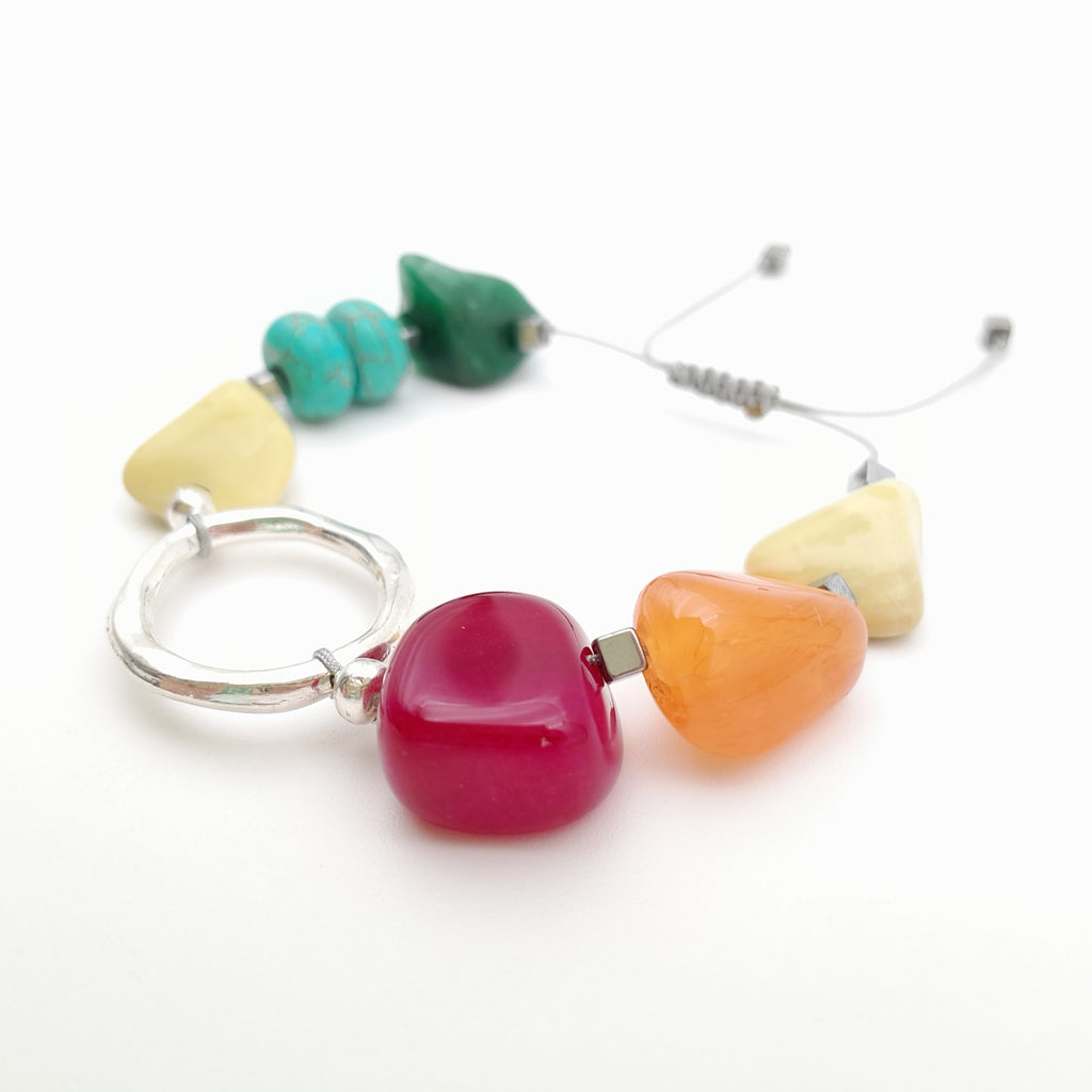 Pebble Sliding Bracelet - Viva La Marzipan
