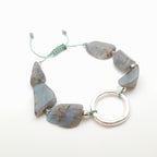 Pebble Sliding Bracelet - Labradorite