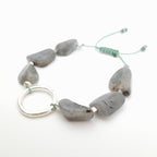 Pebble Sliding Bracelet - Labradorite