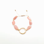 Pebble Sliding Bracelet - Apricot Agate