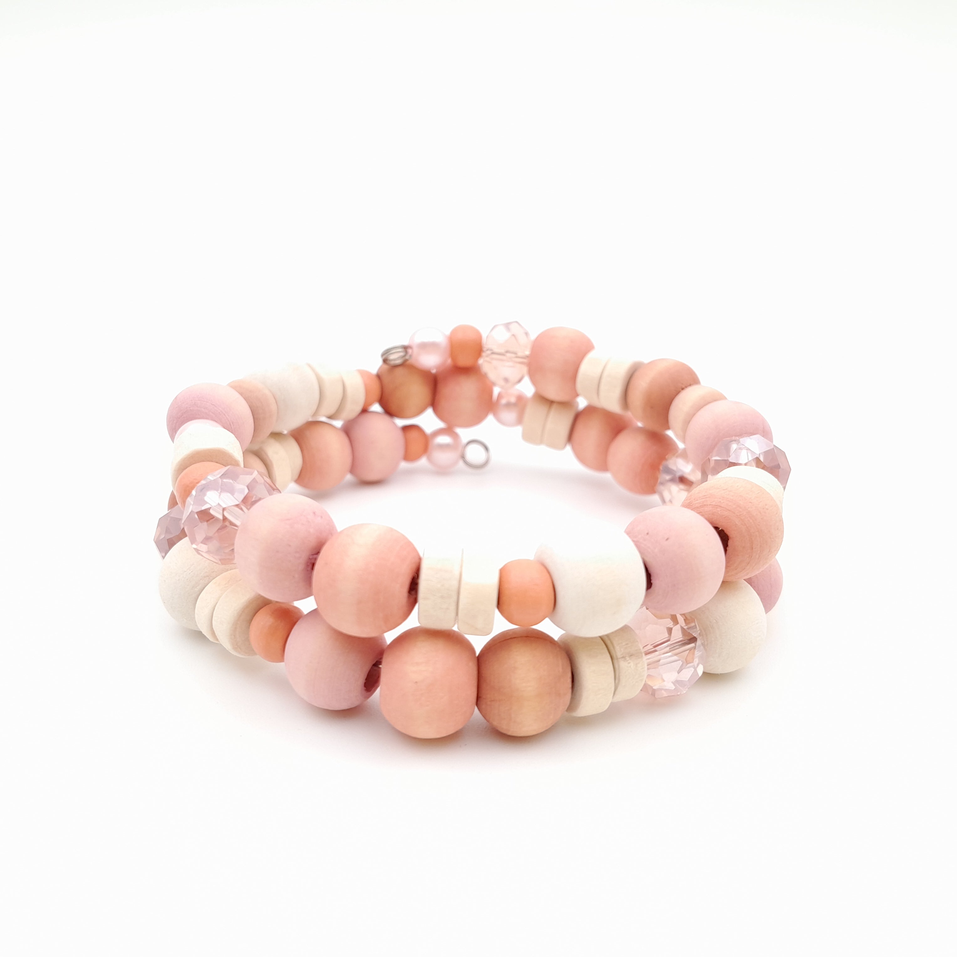Mia Wrap Bracelet - Salmon