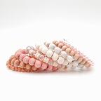 Large Coil Bracelet - Salmon