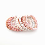 Large Coil Bracelet - Salmon