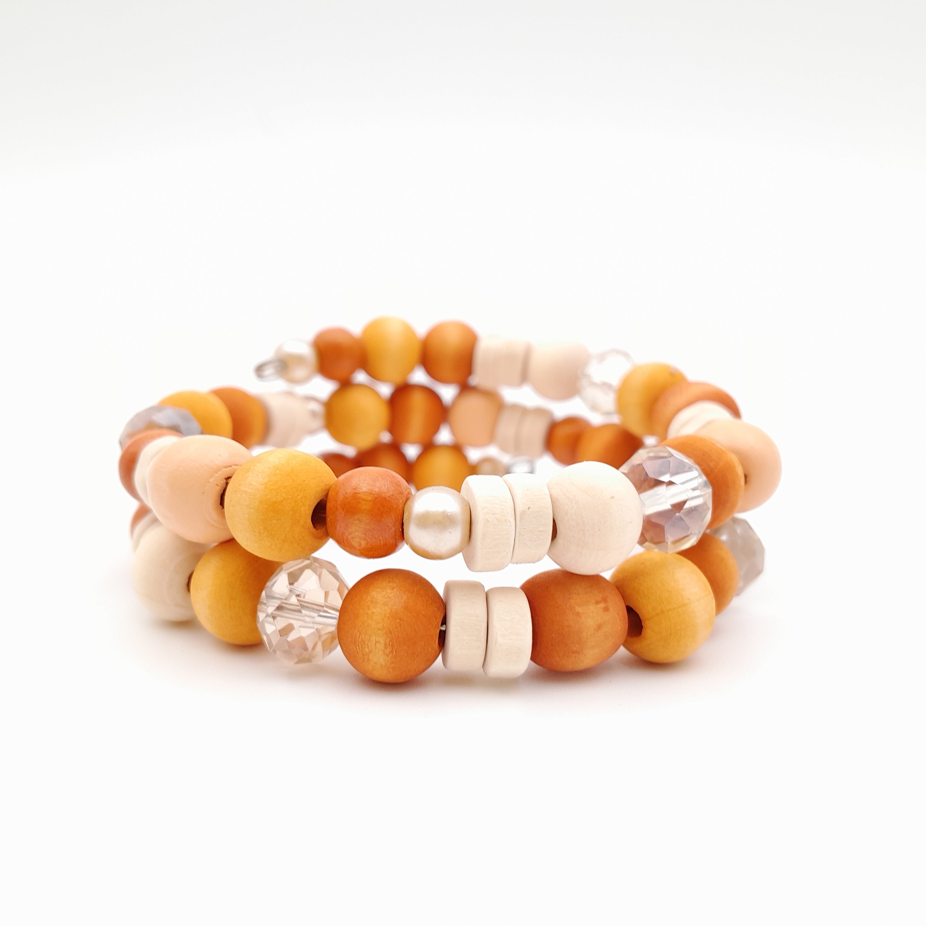 Mia Wrap Bracelet - Orange