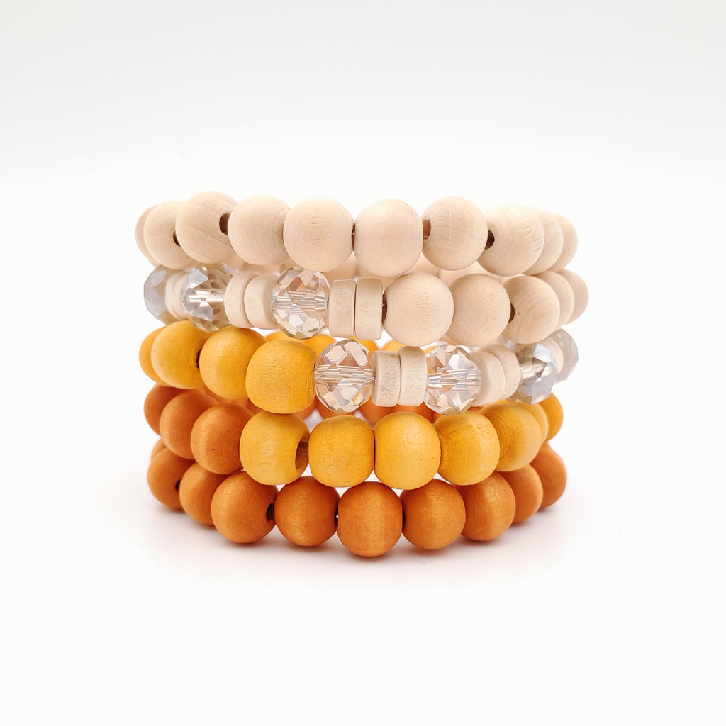 Mini Coil Bracelet - Orange