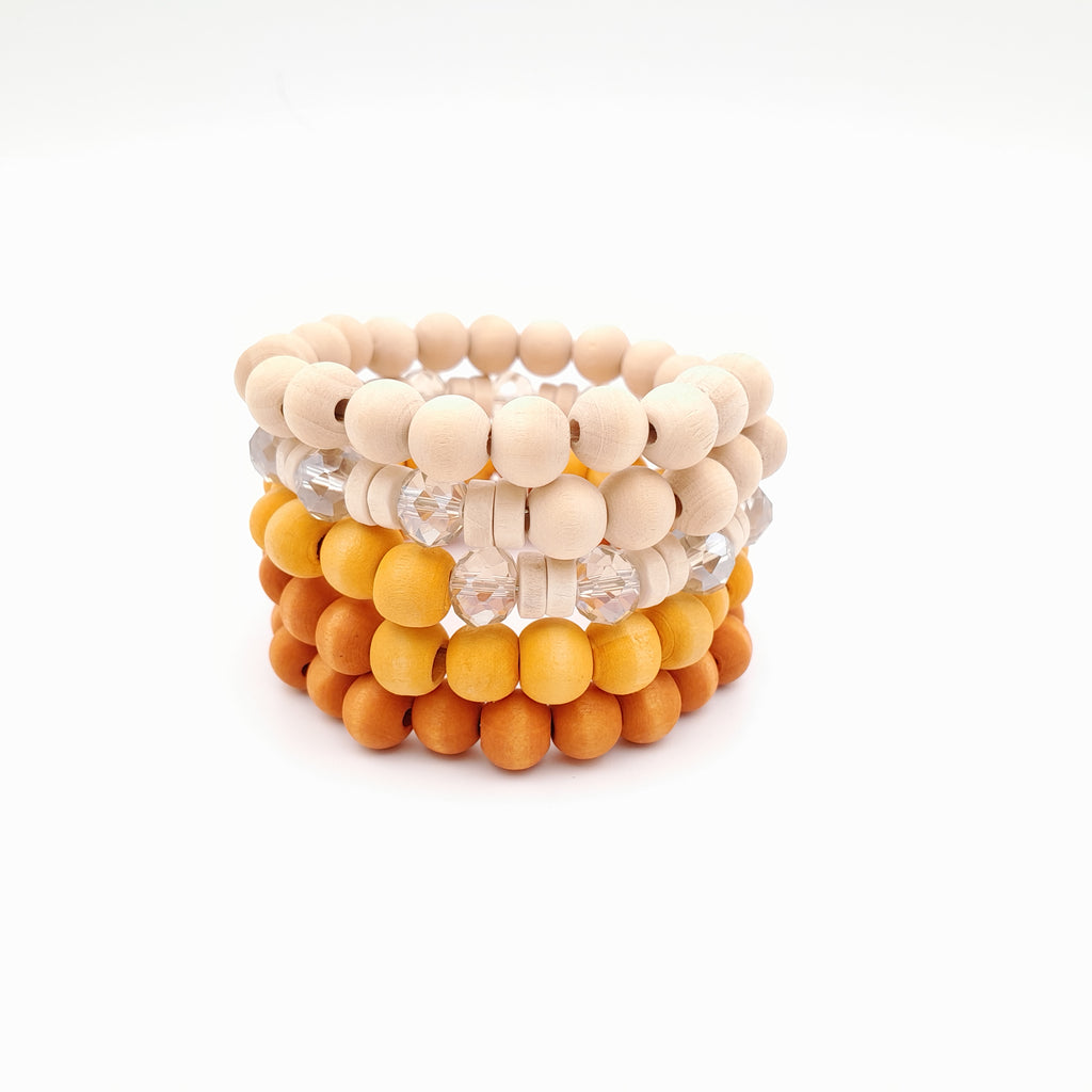 Mini Coil Bracelet - Orange