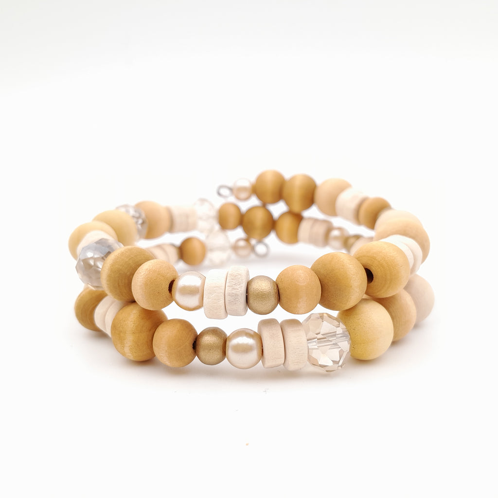 Mia Wrap Bracelet - Mustard