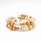 Mia Wrap Bracelet - Mustard