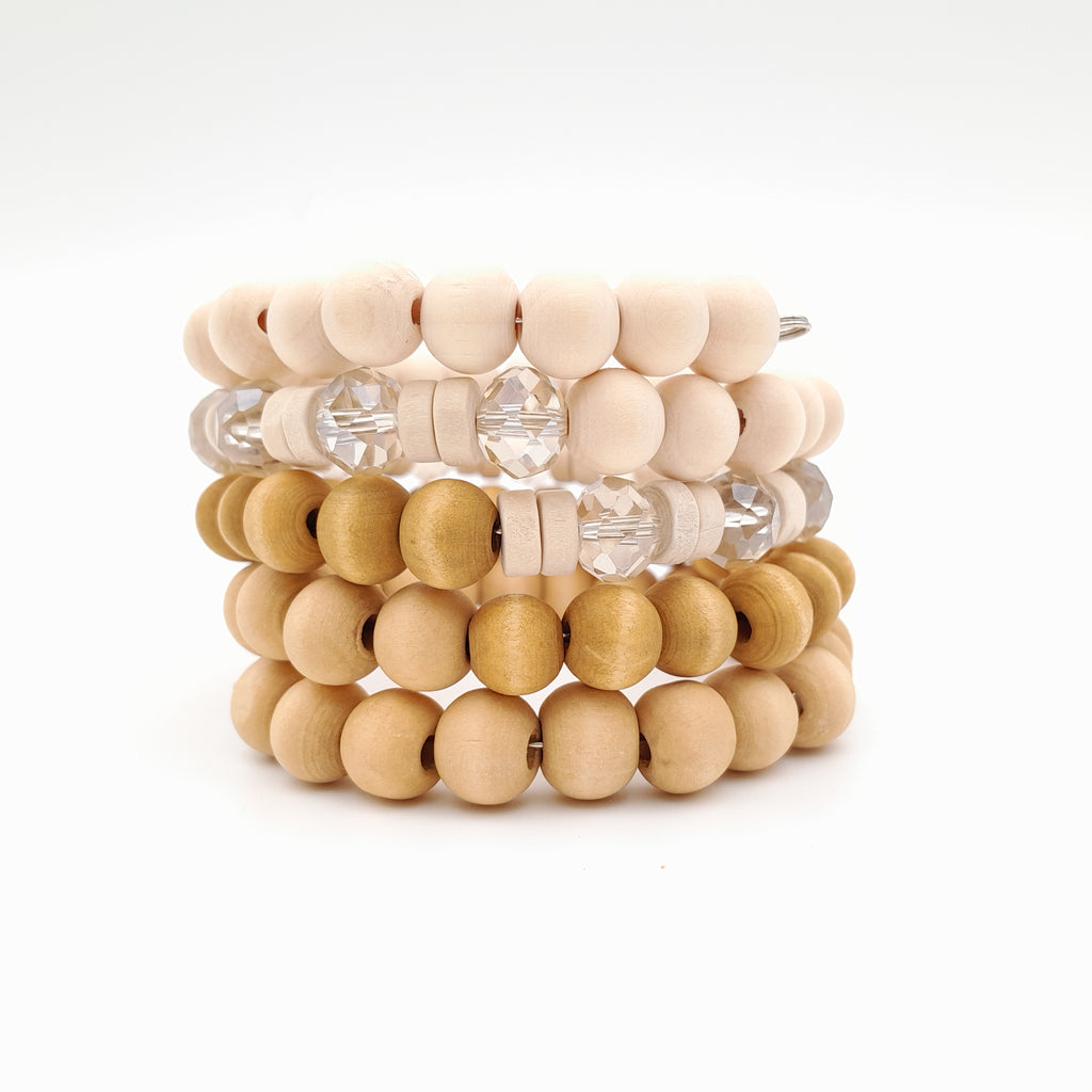 Mini Coil Bracelet - Mustard