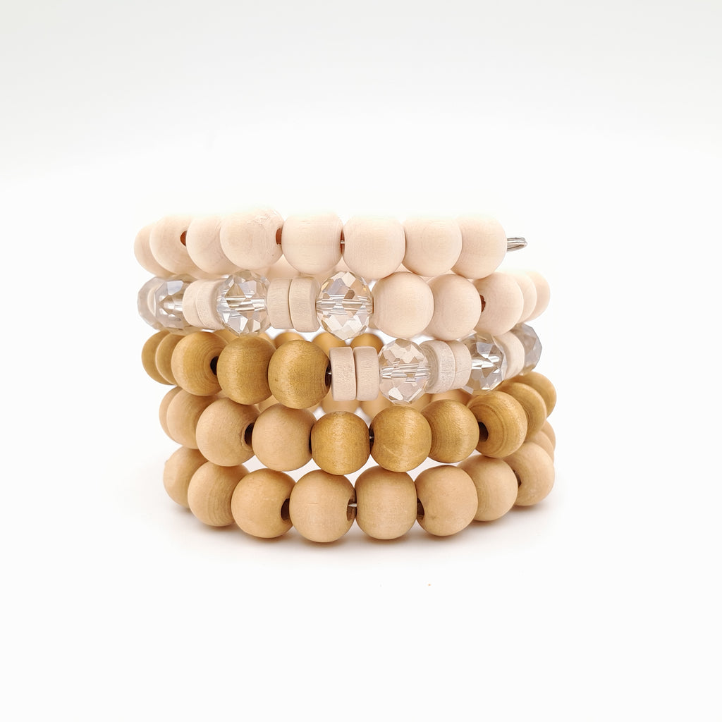 Mini Coil Bracelet - Mustard