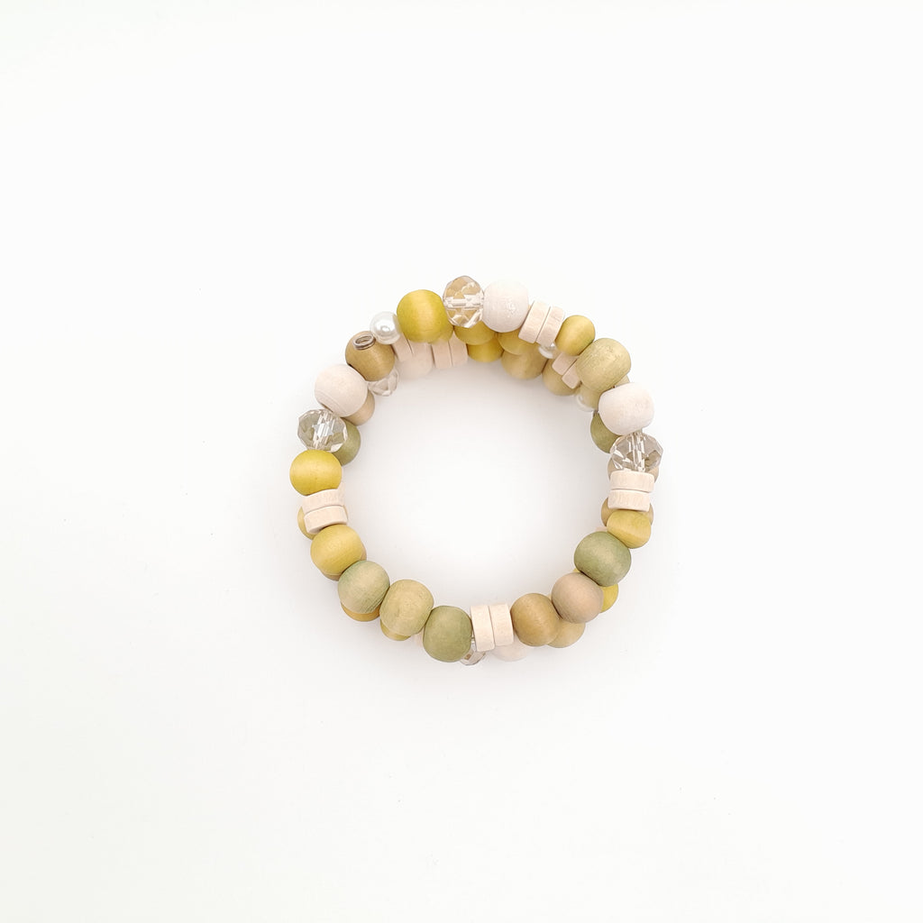 Mia Wrap Bracelet - Chartreuse