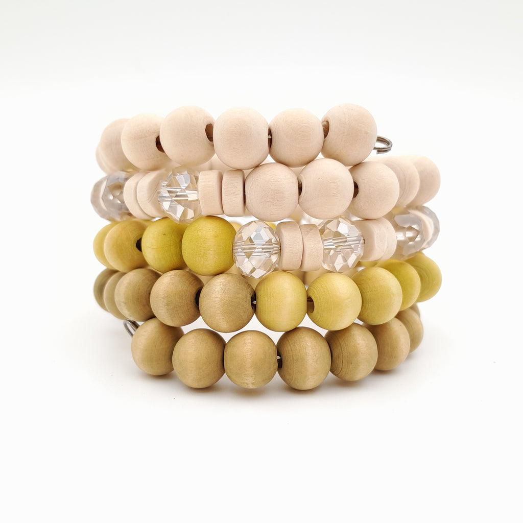 Mini Coil Bracelet - Chartreuse