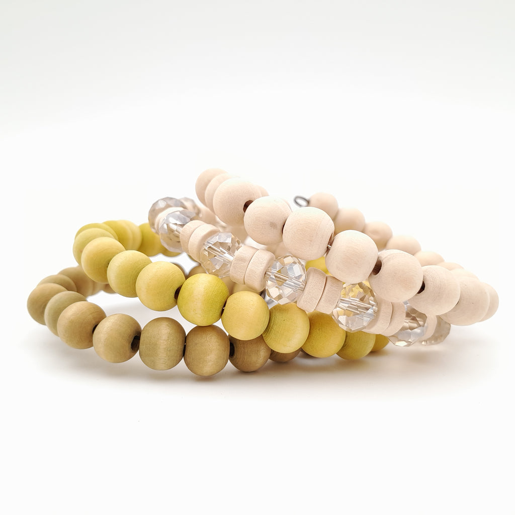 Mini Coil Bracelet - Chartreuse
