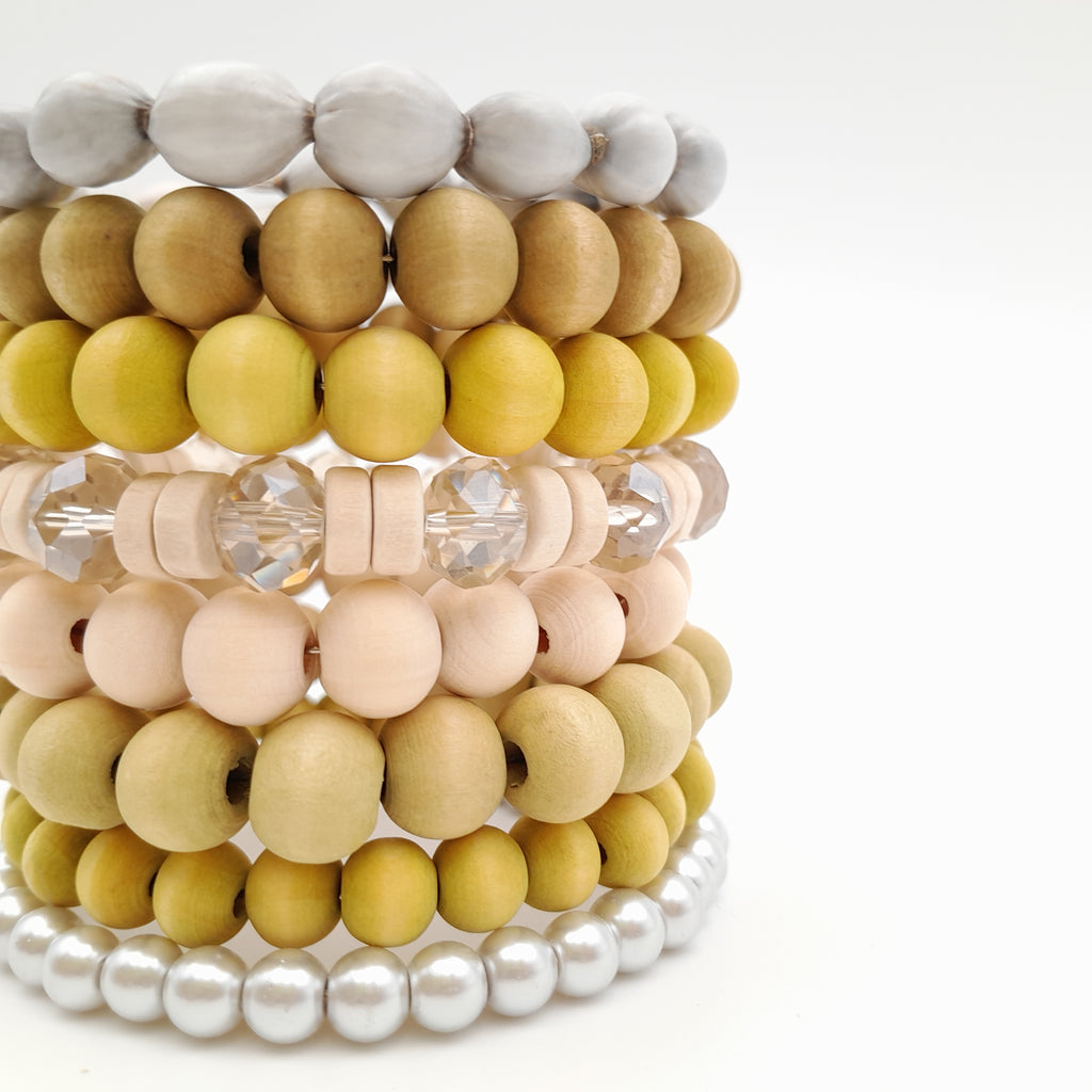 Large Coil Bracelet - Chartreuse