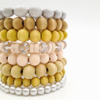 Large Coil Bracelet - Chartreuse