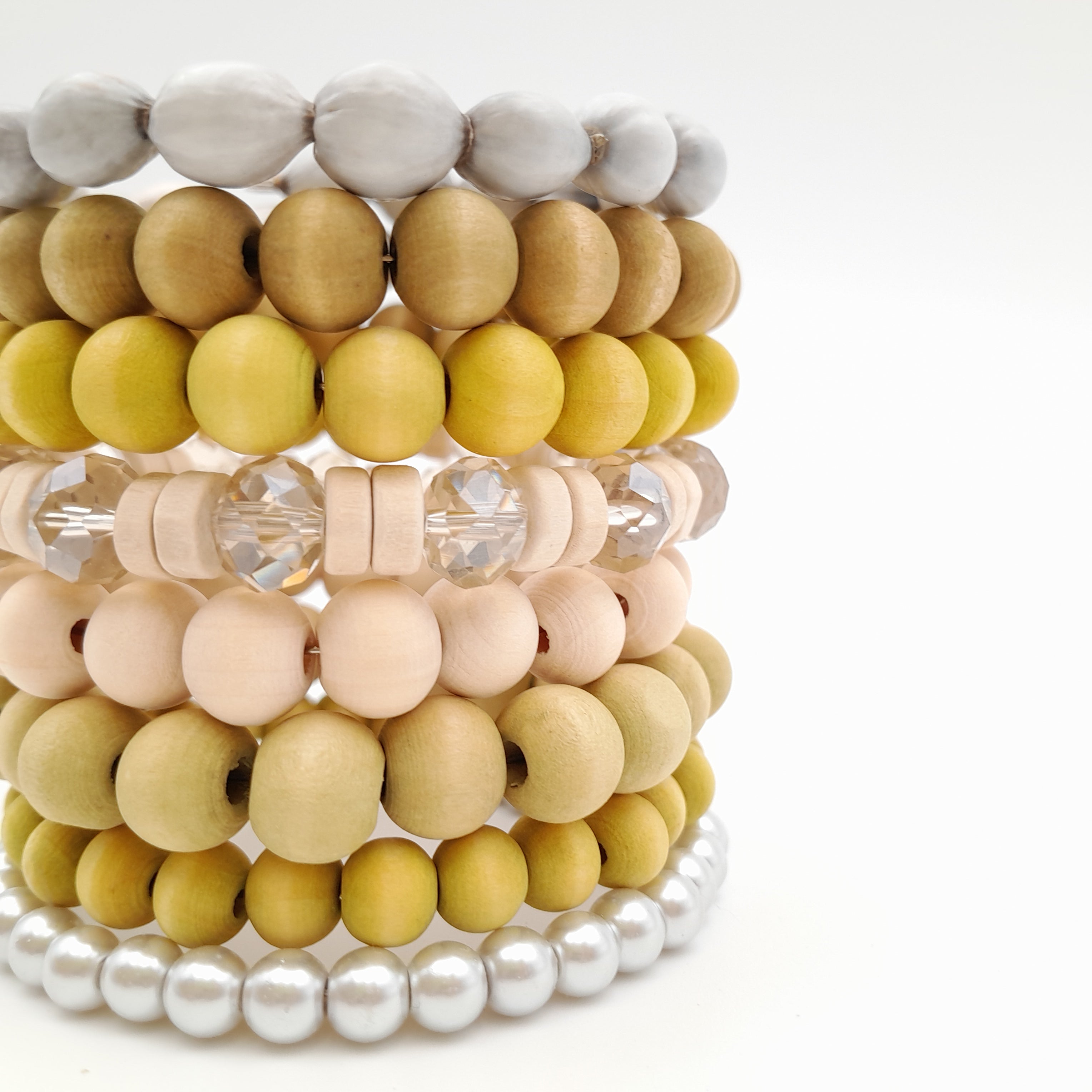 Large Coil Bracelet - Chartreuse