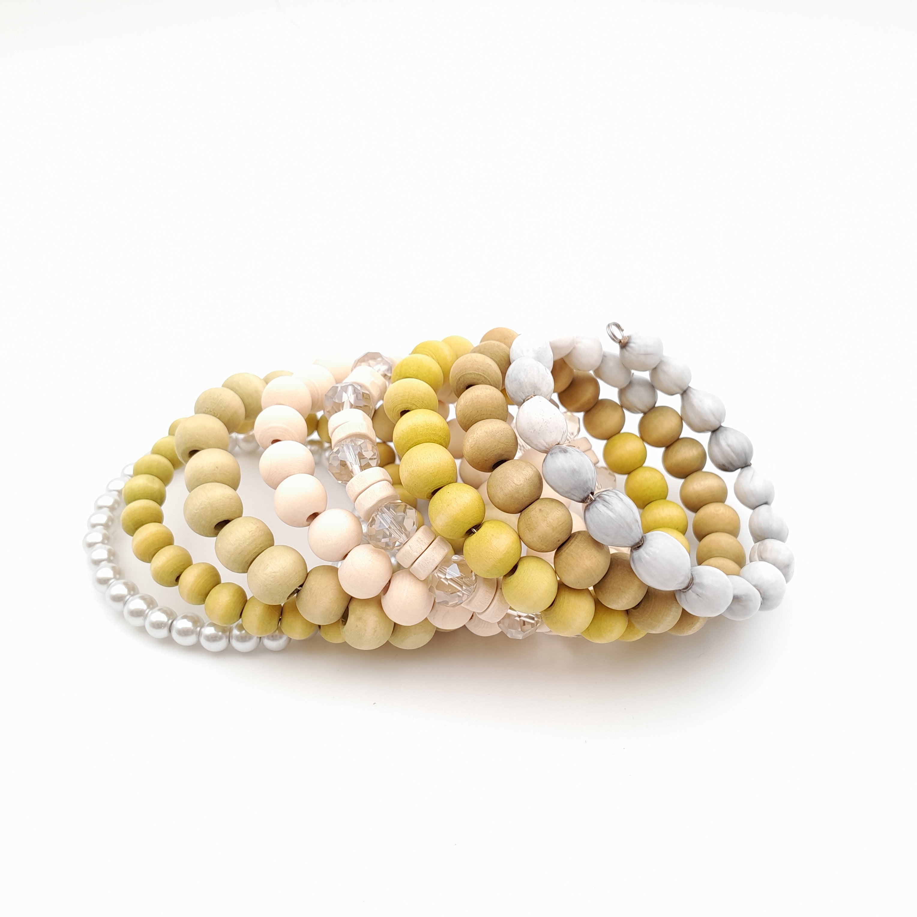 Large Coil Bracelet - Chartreuse