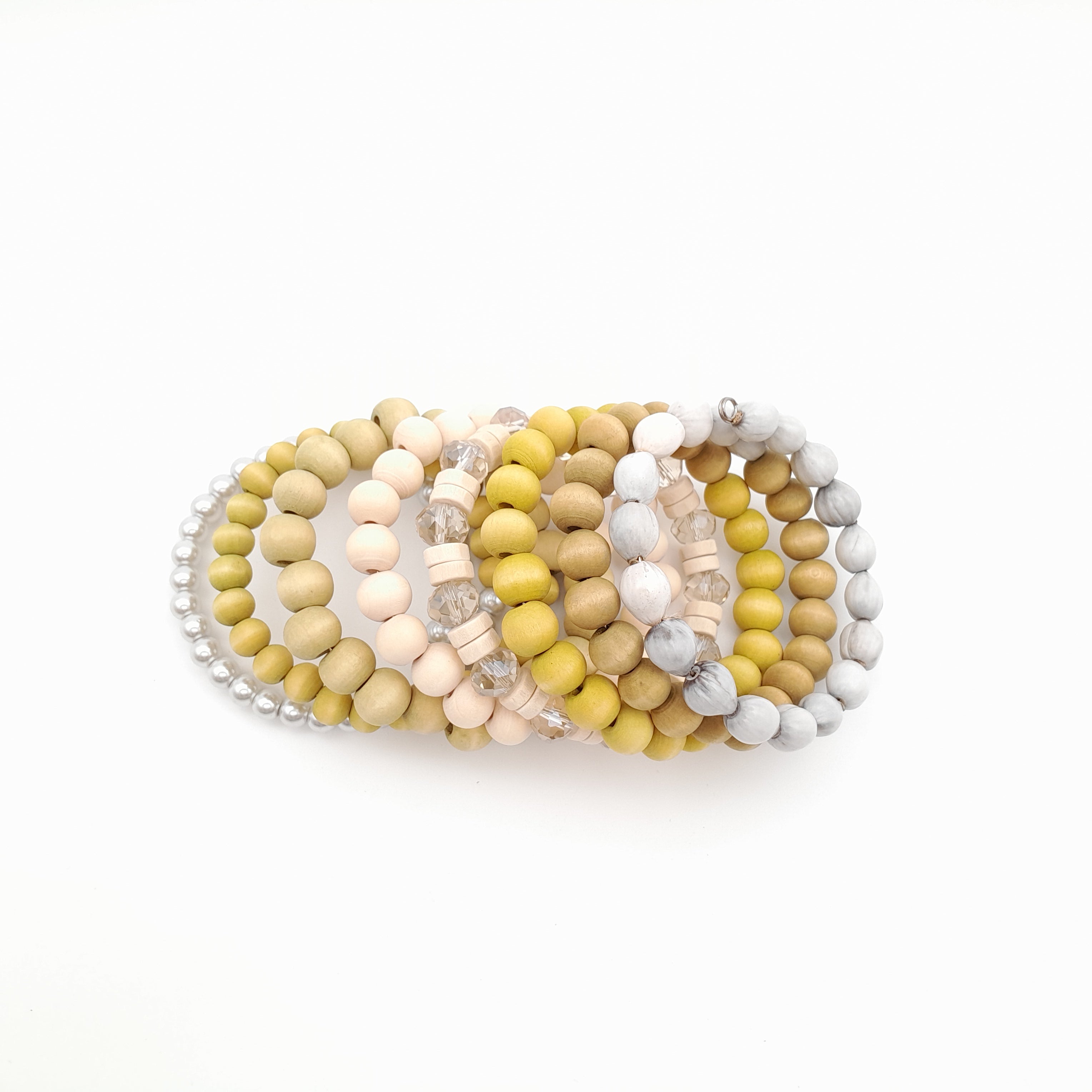 Large Coil Bracelet - Chartreuse