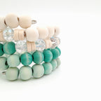 Mini Coil Bracelet - Turquoise
