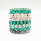 Large Coil Bracelet - Turquoise