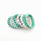 Large Coil Bracelet - Turquoise