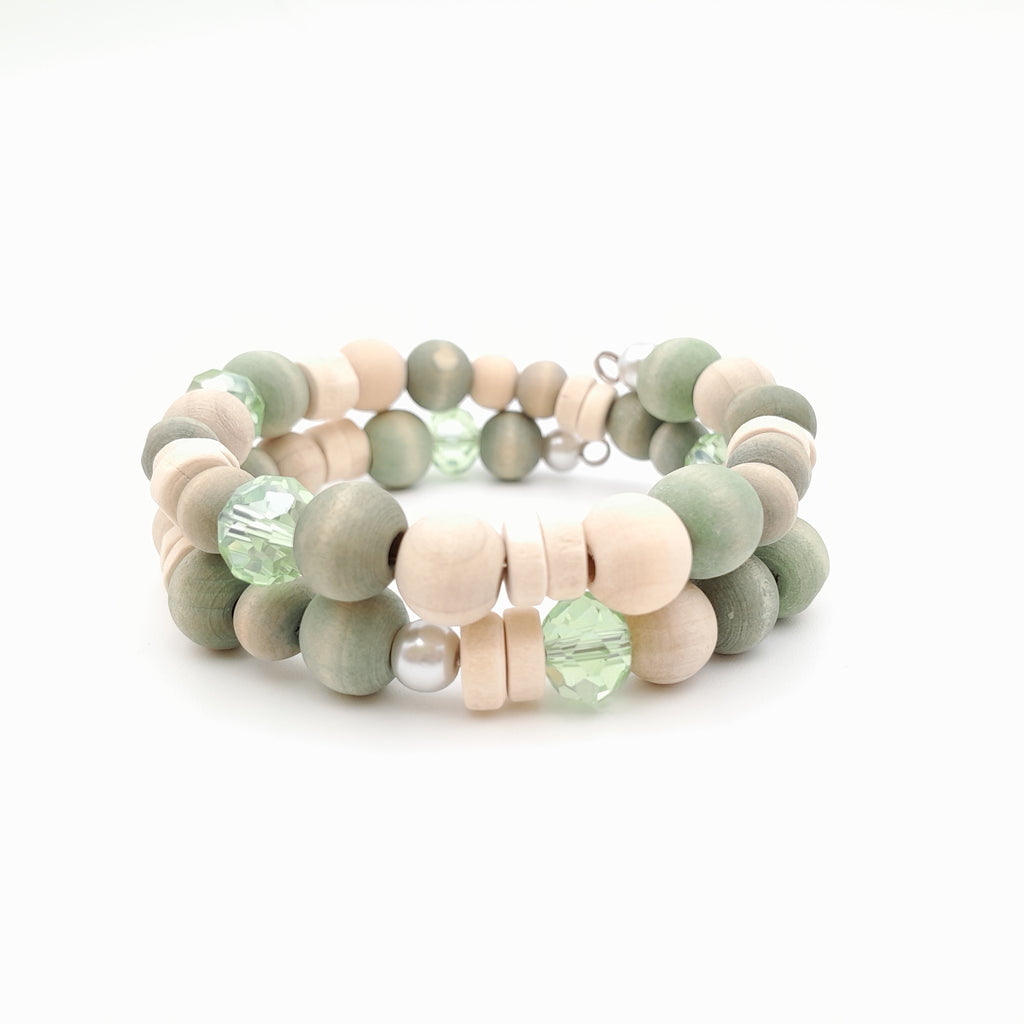 Mia Wrap Bracelet - Sage